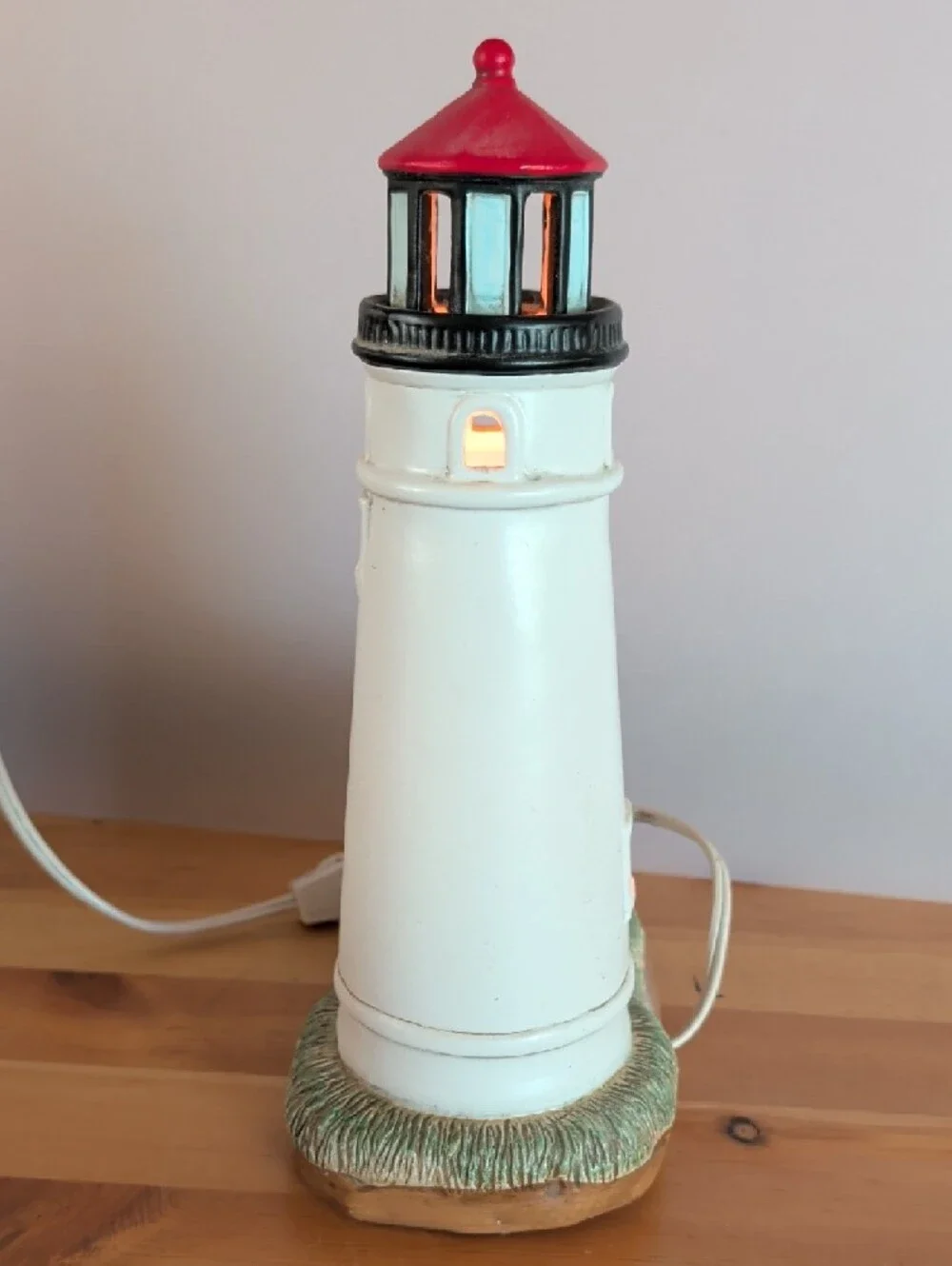 1994 VTG. Lefton Geo Z, Lighthouse Lamp, Heceta Head  Decorative Accent.🌟🌟🌟